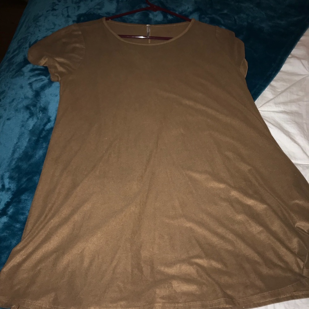 Suede top